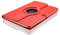 AKLiSa Étui pour tablette Samsung Galaxy Note 10.1 2014 - Rotatif à 360° - Étui intelligent pour SM-P600 P601 P605 (rouge)