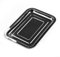 Plateau rectangulaire en acier inoxydable pour grille-pain et four, excellent choix pour les amateurs de biscuits (27 x 20 x 2 cm)