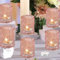 6 Stück Glas Teelicht Kerzenhalter, Rosa Votivkerzenhalter Teelichthalter für Hochzeit Tisch Centerpiece, Parteien Home Decoration (Rosa)