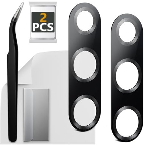 ExtKry 2 Pack Kamera Glas für Huawei P30 ELE-L29/L09/L00/L04 Ersatz Original Rückseite Kamera Linse Glas Ersatz HD Kameraschutz Camera Glass + Reparatur Set