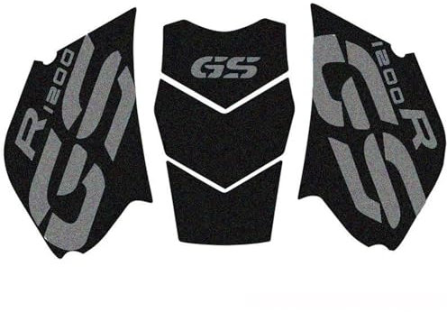 SYMWBD Tankschutzaufkleber für Motorräder Seitlicher Tankaufkleber Für Motorrad, Für R1200GS Adventure R 1200 GS ADV 2005-2012, Tankschutz, Traktionspad-Aufkleber Tankschutzpad(Farbe 1)