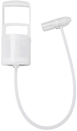 Nasal Aspirator, Manual Nose Sucker, Strong Suction Anti-Backflow Design Booger Picker Remover Safe and Gentle for Kids and , 7.09x3.15x3.15 Inches