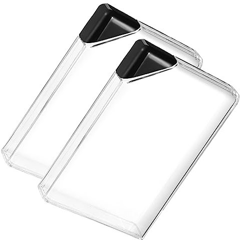 TOYANDONA 2pezzi Borraccia Piatta Trasparente Bottiglia D Acqua Portatile Slim Per Viaggi Sport E Outdoor Capacità Ottimale Per Ogni Occasione Realizzata Materiale Leggero E Resistente Antileak