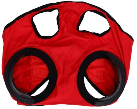 Respicefinem Cache-Oeil de Cheval Haute élasticité Respirant Anti-Sable équitation Clignotant Voile pour Les Yeux pour la compétition Design Rouge