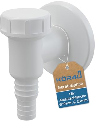 kör4u Geräte-Siphon APS2 D 32 mm weiß, mit Wartungsöffnung, ABS nach EN 274