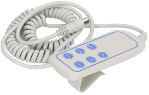 FTVOGUE Mando a Distancia para Cama Elevadora, Material IP66, Controlador Manual Eléctrico de 6 Botones para Silla Elevadora y sofá, Ideal para Hogares Inteligentes y Muebles de Oficina