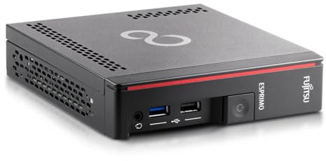 Fujitsu Esprimo G558 Intel Core i5 9500T - Disco rigido SSD da 8 GB, memoria Windows 11 Pro Desktop Computer Mini PC (ricondizionato)