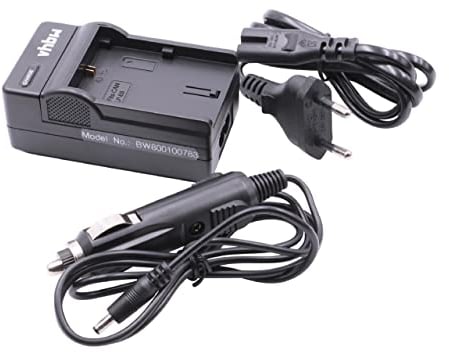 vhbw Ladegerät kompatibel mit Blackmagic Micro Cinema Camera 4K Kamera Camcorder/Akku - Ladeschale, Kfz-Adapter, Ladestandsanzeige, 8,4 V