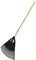 Fiskars Laubbesen, 27 Zinken, Breite 65 cm, Kunststoff-Zinken/Holz-Stiel, Schwarz/Holz, XL, Classic, 1001584