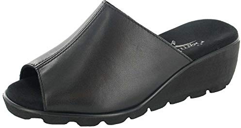 Semler Inka I1023-012, Pantoletten, Schwarz (Schwarz 001), 42 EU (8 UK)