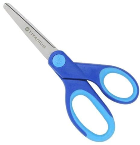Westcott School Titanium Bonded Kids Schere, 12,7 cm, stumpf, Farben variieren (13736)