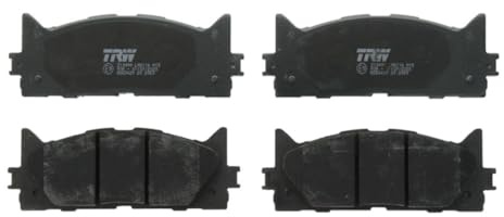 TRW GDB3429 Brake Pad Set of 4 Compatible for Toyota Camry Saloon (_V5_) 2011-2019 Front Axle and Other Vehicles
