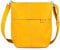 Zwei Damen Handtasche Mademoiselle M12 Umhängetasche 7 Liter klassische Crossbody Bag aus hochwertigem Kunstleder, DIN-A4 passend (yellow)