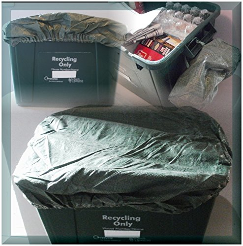 GREENBOX GREENBANKS 3X COVERS FOR COUNCIL RECYCLE BOX - GREEN (240 LITERS, MULTIPLE LIDS, METAL, OUTDOOR, RECYCLING)