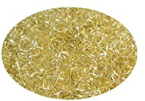 Lametta Engelshaar gelockt 50 Gramm Gold
