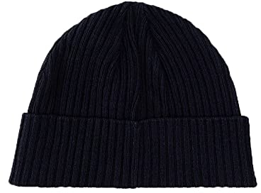 FILA Unisex Fisherman with F-Box Logo Beanie-Mütze, Black iris, Einheitsgröße