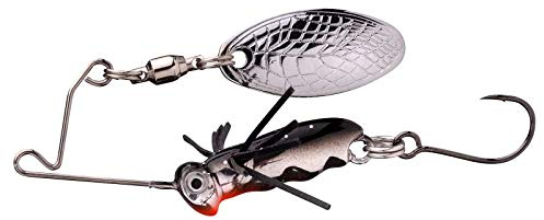 PREDATOR Micro Spinnerbait Larva 4cm 7g UV Roach mit Einzelhaken von Spro