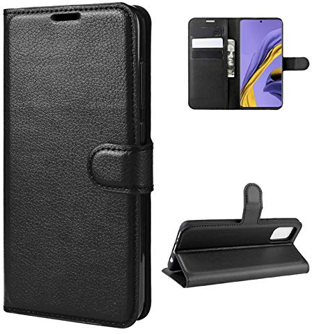 betterfon | Samsung Galaxy A51 Hülle Handy Tasche Handyhülle Etui Wallet Case Schutzhülle mit Magnetverschluss/Kartenfächer für Samsung Galaxy A51 SM-A515 Schwarz