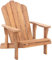 CLP Stuhl Brownsville | Hochlehner aus Teakholz für Garten & Terrasse | Ergonomischer Sessel, verstellbar & witterungsbeständig, Farbe:Teak