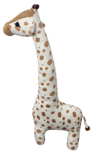 JAWSEU Plüschtiere Giraffe, Schön Kuscheltier Plüsch Wildtier Plüschgiraffe Stehend Giraffe Plüschtier, Stofftier Giraffe Kuscheltier Plüschtier Puppe Deko Geschenk Kinder Spielzeug (40CM)