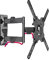 WKLSRHBD TV Wall Mount Full Motion, Long Arm TV Mount, for Most 32-55 inch TV, Full Motion TV Wall Mount Bracket Quick Release with Dual Wall Plates, VESA 400x400, 70 lbs (32)