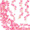 VINFUTUR 5 x 5.9 ft Artificial Cherry Blossom Garland 675Pcs Flowers Silk Fake Cherry Blossom Hanging Vine Sakura Garland for Wedding Arch Wall Garden Outdoor Decoration (Dark Pink)