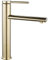 Rea RUBINETTO LAVABO ALTO OVALE ORO Miscelatore da bagno in ottone monocomando rubinetto regolabile caldo e freddo (oro)