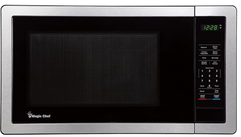 1.1 cu. ft. Countertop Microwave in Stainless Steel with Digital Touch