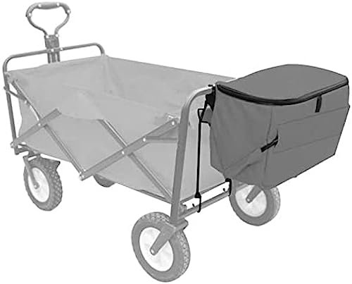 Push-Pull-Faltwagen-Kühltasche – Trolley-Wagen, 15 L, Isolierte Lunchtasche – Outdoor-Wagen, Zusammenklappbare Kühltasche, Wagenzubehör, Für Tiefkühlkost/Camping/Grillen/Einkaufen/Golf/Picknick Im