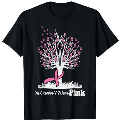 Arbre de sensibilisation au cancer du sein Octobre Porter Rose Hommes Femmes Enfant T-Shirt