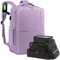 LOVEVOOK Mochila grande para mujer, 30 l, mochila para portátil de 17,3 pulgadas, mochila ampliable para ciudad, mochila impermeable con compartimento húmedo, mochila para mujer, para senderismo,