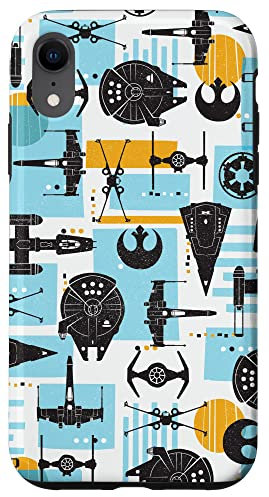 Hülle für iPhone XR Star Wars Fahrzeuge Millennium Falcon Farbblock