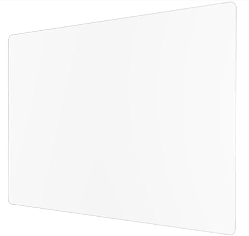 Titanwolf - XXXL Übergröße Mauspad 1200x800mm - Gaming Mousepad Groß - 120x80 cm Tischunterlage Large Size - verbessert Präzision und Geschwindigkeit XXXL - für Logitech Maus und Tastatur - Weiss