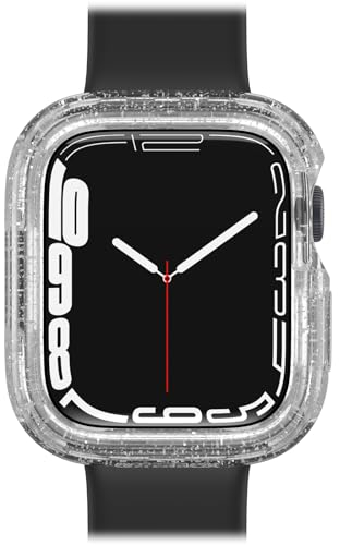 OtterBox Watch Bumper Apple Watch Series 9/8/7-45mm, custodia di protezione elegante, antiurto, a prova di caduta per Apple Watch, Guards Display e Edges, Stardust - Trasparente