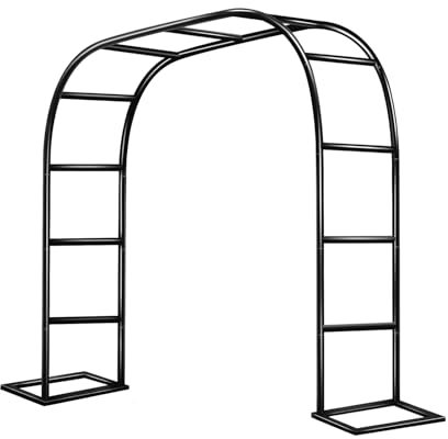 Tonnelle de pergola, arche de jardin, arche en treillis métallique pour plantes grimpantes, vignes de roses, arche de mariage avec cadre en fer, arches de plantes fruitières en ballon, style moderne(S