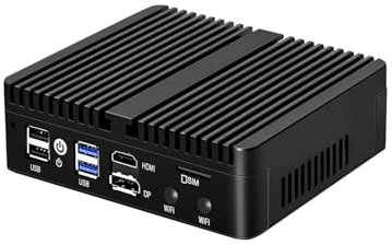 PcZinophyte N100 Mini PC Micro Firewall Appliance 4X i226-V 2.5G Lüfterloser Router Computer Proxmox OPNsense