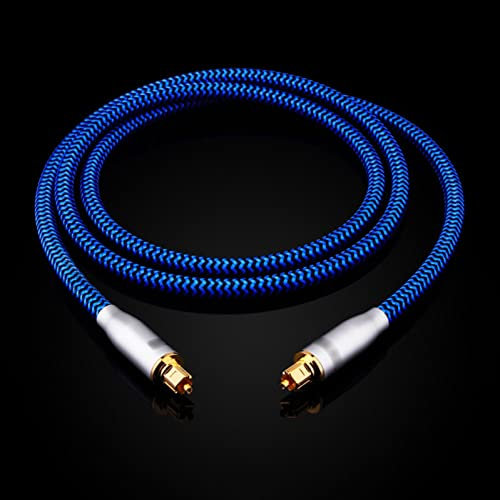 DREEK Cavo Audio Ottico Digitale Cavo Coassiale For Amplificatori HiFi Cavo In Fibra For Lettore Blu-ray(1 Meters)