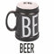 Villa d'Este Home Tivoli Boccale birra nero 500 ml in gres, Bigismore