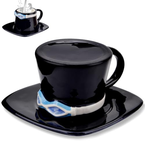 Violetfox One Piece Taza, Sabo Anime Taza de Cerámica, Taza de Café de Cerámica de Dibujos Animados Creativos Anime Milk Café Taza para Navidad Aniversario Cumpleaños Regalo (Sabo)