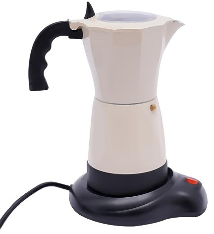 CHFUNE Siebträgermaschine aus Edelstahl, 480W Professionellem Espressomaschine Für für 1-6 Personen 300ML 360° Basisdrehung Für Gemahlenen Kaffee