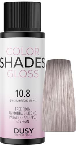 Dusy Color Shades 10.8 platinblond violett 60ml | erfrischt die bestehende Haarfarbe | ammoniakfreie Gel-Cremetönung