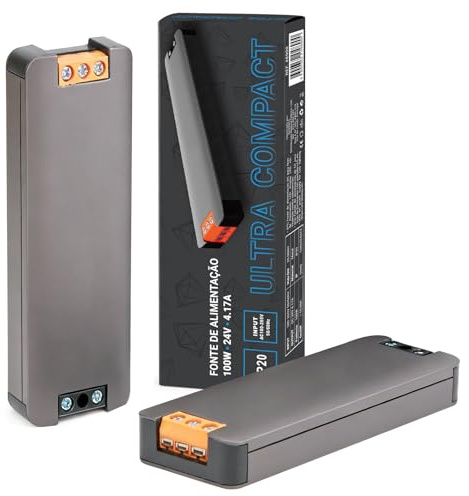 Maxled, Light is Led! 2x Transformador 220V a 24V, 100W LED Driver de Bajo Tensión Controlador Ultra Fino Alimentación AC220V a CC24V 4.17A Compacto Fuente Alimentación LED Tira Transformador
