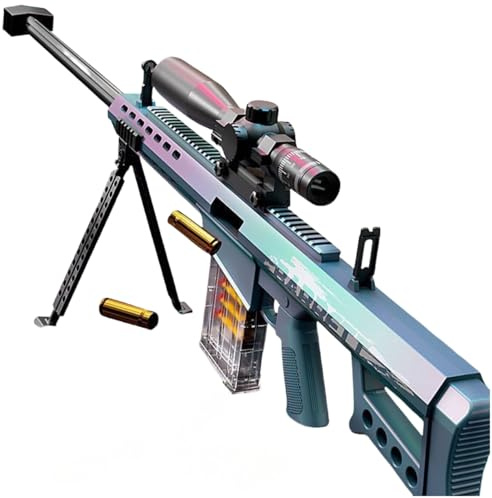 Pistola de Juguete de Espuma Suave, Rifle de Francotirador para niños, 80 cm de Largo, Adecuada para Adolescentes de 6 años en adelante