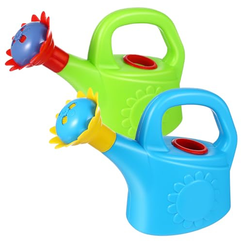 WRITWAA Gießkanne Spielzeug 2er-Pack Huhnform Kunststoff Kinder | Badespaß für Kleinkinder, Wasseraktivität im Garten oder Zuhause zum Spielen und Entdecken, Sortierte Farben