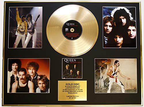 Queen-/Gigantic-CD-/Schallplatten- und Foto-Display/LTD. Edition/Coa/Greatest Hits
