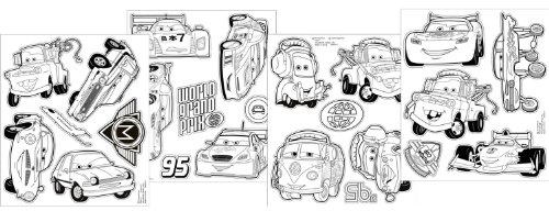 Disney Cars CYO Sticker - 4/Pkg.