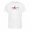 Nike Jordan Jumpman Sustainable Kinder T-Shirt Weiß Einfarbig Kurzarm Unisex-Erwachsene 9 Jahre EU 15-16 Reguläre Passform Nachhaltig Basketball Sport T-Shirt