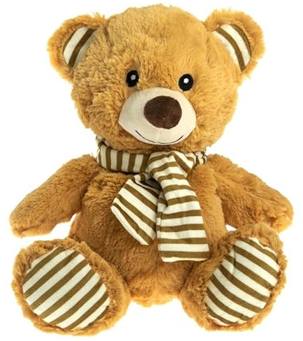 Pelucho - Peluche Bouillotte Ours Crème - Made in France - Lavande et blé - Chaleur - Bien être - Douceur - Bouillotte sèche - Bouillotte Bébé - bouillotte micro-onde