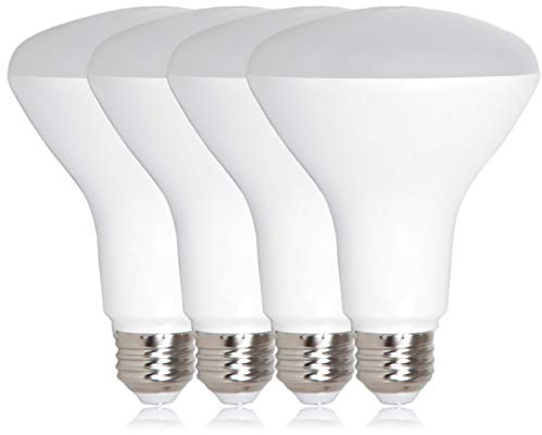 Maxxima LED BR30 Bulbs, Dimmable, 950 Lumens, Warm White 3000K, 4 Pack