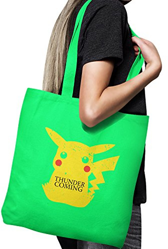 Planet Nerd Unisex-Adult VEND-49638 Stoffbeutel, Hellgrün, 38 cm x 42 cm